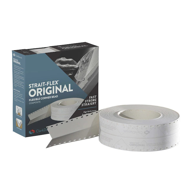 Flexible drywall tape STRAIT-FLEX for ins and out corners, 2-3/8'' X 100' (12un/bx)