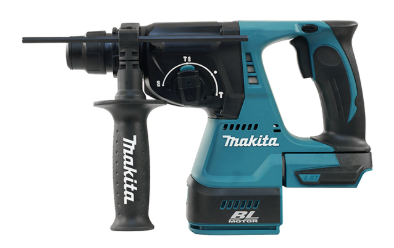 Cordless rotary hammer with dust extraction SDS PLUS Makita DHR242ZWX, 15/16'', Brushless, 18V LXT (Tool only)